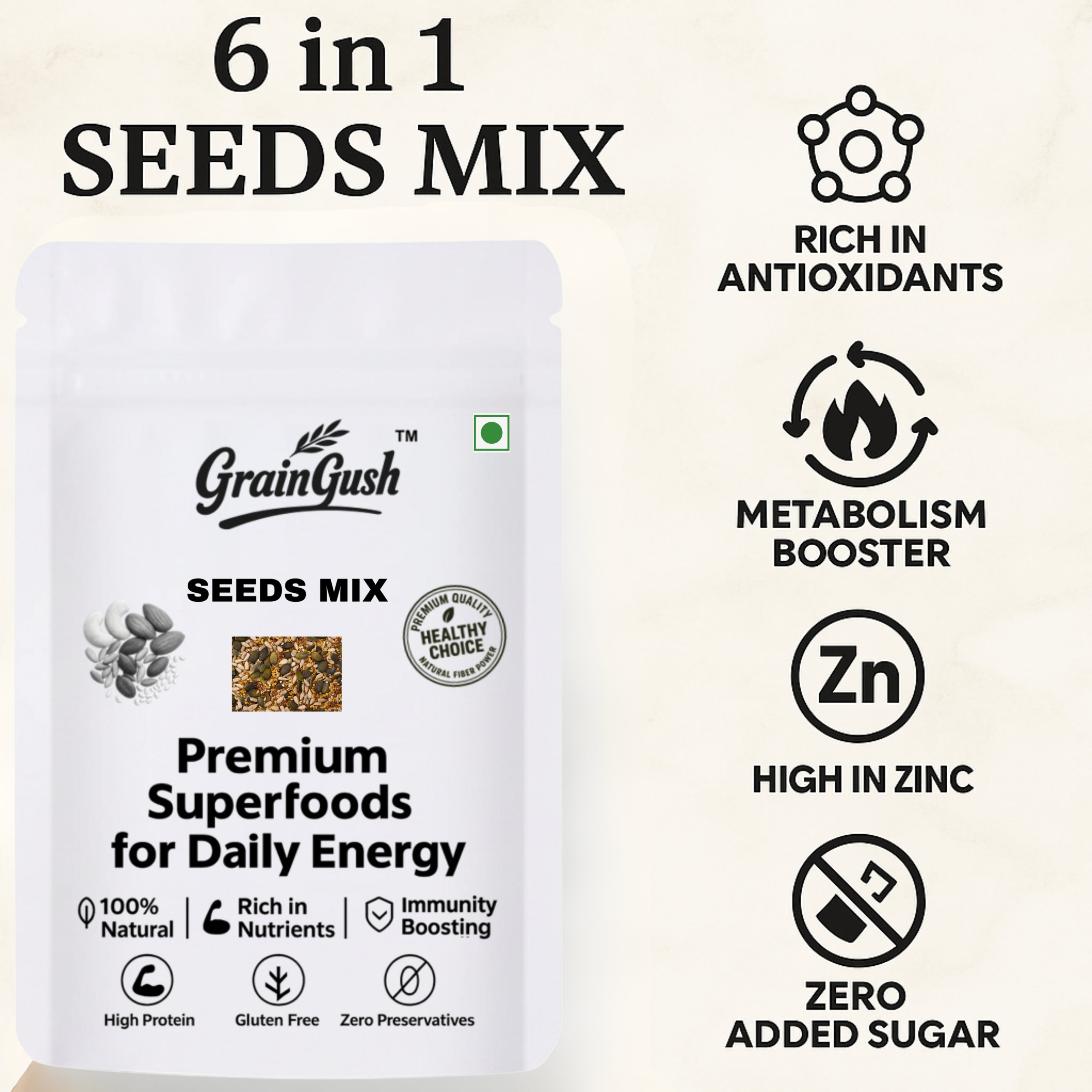Super Seeds Mix 6 in 1 250g